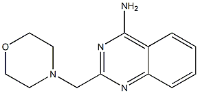 2-(MORPHOLIN-4-YLMETHYL)QUINAZOLIN-4-AMINE Struktur