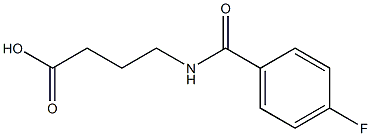 4-[(4-FLUOROBENZOYL)AMINO]BUTANOIC ACID Struktur