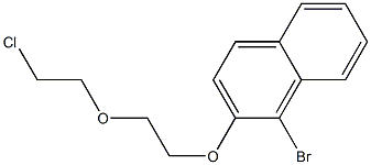 1-BROMO-2-[2-(2-CHLORO-ETHOXY)-ETHOXY]-NAPHTHALENE Struktur