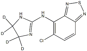 TIZANIDINE-D4 Struktur