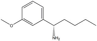 (1S)-1-(3-METHOXYPHENYL)PENTYLAMINE Struktur