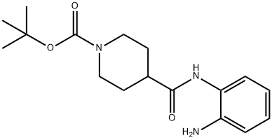 4-(2-氨基苯基氨基甲?；?哌啶-1-羧酸叔丁酯, 883106-63-6, 結(jié)構(gòu)式