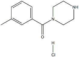 PIPERAZIN-1-YL-M-TOLYL-METHANONE HYDROCHLORIDE Struktur