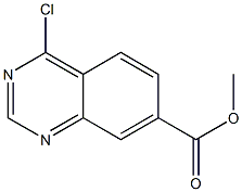 METHYL 4-CHLOROQUINAZOLINE-7-CARBOXYLATE Struktur