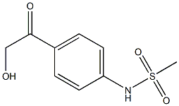 N-(4-GLYCOLOYLPHENYL)METHANESULFONAMIDE Struktur