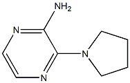 2-AMINO-3-PYRROLIDIN-1-YLPYRAZINE Struktur