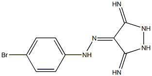 3,5-DIIMINOPYRAZOLIDIN-4-ONE (4-BROMOPHENYL)HYDRAZONE