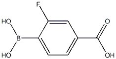 4-CARBOXY-2-FLUOROPHENYLBORONIC ACID Struktur