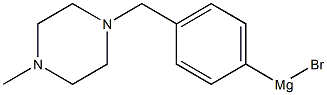 4-[(4-METHYLPIPERAZINO)METHYL]PHENYLMAGNESIUM BROMIDE Struktur