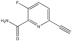 6-ETHYNYL-3-FLUOROPYRIDINE-2-CARBOXAMIDE Struktur