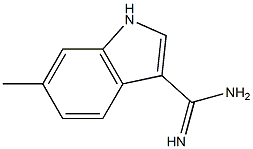 6-METHYLINDOLE-3-CARBOXAMIDINE Struktur