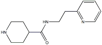 N-(2-PYRIDIN-2-YLETHYL)PIPERIDINE-4-CARBOXAMIDE Struktur