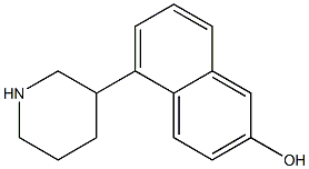 5-PIPERIDIN-3-YL-NAPHTHALEN-2-OL Struktur