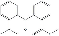 METHYL 2-(2-ISOPROPYLBENZOYL)BENZOATE Struktur