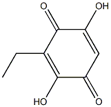 3-ETHYL-2,5-DIHYDROXY-[1,4]BENZOQUINONE Struktur