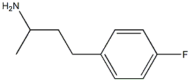 3-(4-FLUORO-PHENYL)-1-METHYL-PROPYLAMINE Struktur