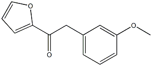 1-(2-FURYL)-2-(3-METHOXYPHENYL)ETHAN-1-ONE Struktur