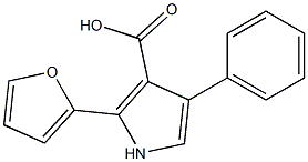 2-FURAN-2-YL-4-PHENYL-1H-PYRROLE-3-CARBOXYLIC ACID Struktur