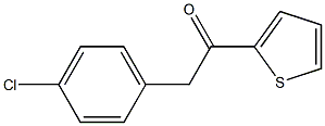 2-(4-CHLOROPHENYL)-1-(2-THIENYL)ETHAN-1-ONE Struktur