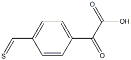 4-THIOMETHYLBENZOYLFORMIC ACID Struktur