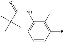 N-(2,3-DIFLUORO-PHENYL)-2,2-DIMETHYL-PROPIONAMIDE Struktur