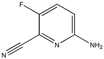 6-AMINO-3-FLUOROPYRIDINE-2-CARBONITRILE Struktur