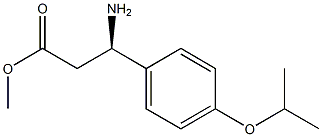 METHYL (3R)-3-AMINO-3-[4-(METHYLETHOXY)PHENYL]PROPANOATE Struktur