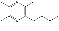 2,3,5-TRIMETHYL-6-ISOAMYL PYRAZINE Struktur