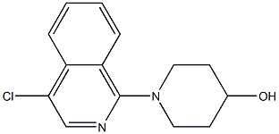 4-CHLORO-1-(4-HYDROXYPIPERIDIN-1-YL)ISOQUINOLINE Struktur