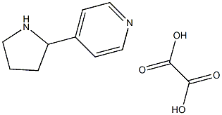 4-(2-PYRROLIDINYL)PYRIDINE OXALATE Struktur