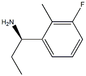 (1R)-1-(3-FLUORO-2-METHYLPHENYL)PROPYLAMINE Struktur