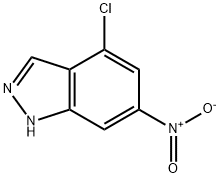 4-CHLORO-6-NITRO-1H-INDAZOLE Struktur