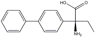 (2S)-2-AMINO-2-(4-PHENYLPHENYL)BUTANOIC ACID Struktur