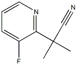 2-(3-FLUOROPYRIDIN-2-YL)-2-METHYLPROPIONITRILE Struktur