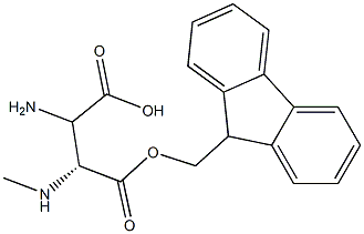 FMOC-BETA-N-METHYLAMINO-D-ALA Struktur