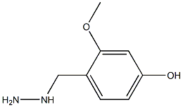 4-HYDROXY-2-METHOXY-BENZYL-HYDRAZINE Struktur