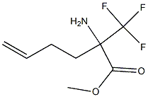 METHYL 2-AMINO-2-(TRIFLUOROMETHYL)HEX-5-ENOATE Struktur