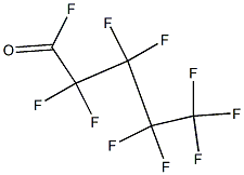 PERFLUOROPENTANOYL FLUORIDE Struktur