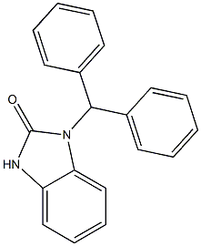 1-BENZHYDRYL-BENZOIMIDAZOLONE Struktur