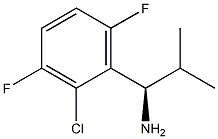 (1R)-1-(2-CHLORO-3,6-DIFLUOROPHENYL)-2-METHYLPROPYLAMINE Struktur