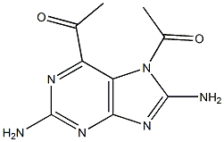 2,6 (N-DIACETYL)-DIAMINOPURINE Struktur