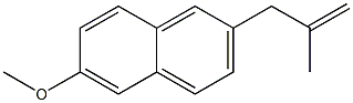 3-(6-METHOXY-2-NAPHTHYL)-2-METHYL-1-PROPENE Struktur