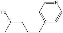 5-PYRIDIN-4-YL-PENTAN-2-OL Struktur