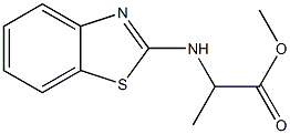 METHYL 2-(1,3-BENZOTHIAZOL-2-YLAMINO)PROPANOATE Struktur