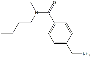 4-(AMINOMETHYL)-N-BUTYL-N-METHYLBENZAMIDE Struktur