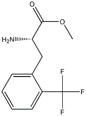 METHYL (2S)-2-AMINO-3-[2-(TRIFLUOROMETHYL)PHENYL]PROPANOATE Struktur