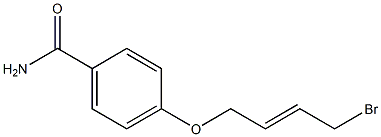 4-(4-BROMO-BUT-2-ENYLOXY)-BENZAMIDE Struktur