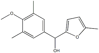 3,5-DIMETHYL-4-METHOXYPHENYL-(5-METHYL-2-FURYL)METHANOL Struktur