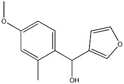 3-FURYL-(4-METHOXY-2-METHYLPHENYL)METHANOL Struktur