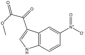 METHYL (5-NITRO-1H-INDOL-3-YL)(OXO)ACETATE Struktur